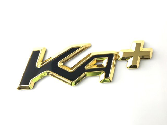 Ford KA+ Emblem vergoldet